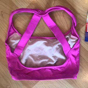 NWT hot pink Baltogs bra - kids M